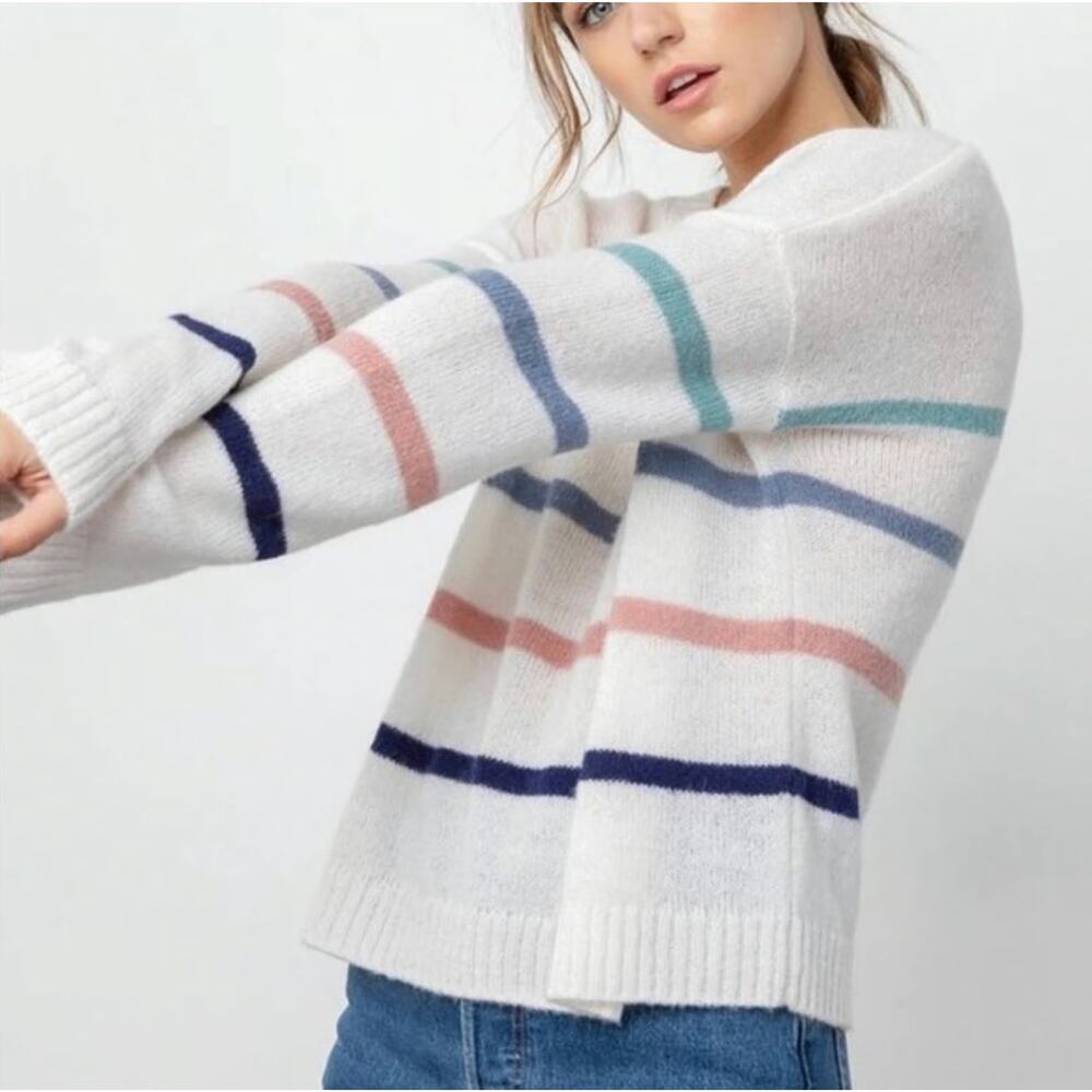 Rails perci sweater in seaside stripe - image 1